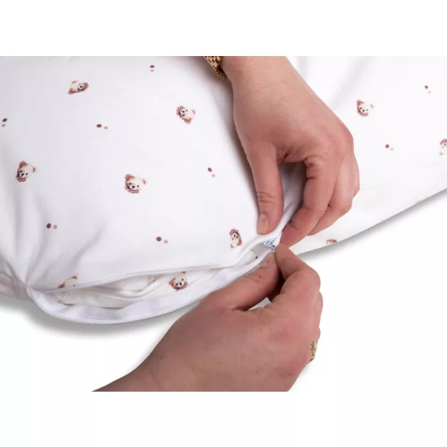 BABYMATEX Szoptatós párna miniRelax Jersey 150cm - Mackó