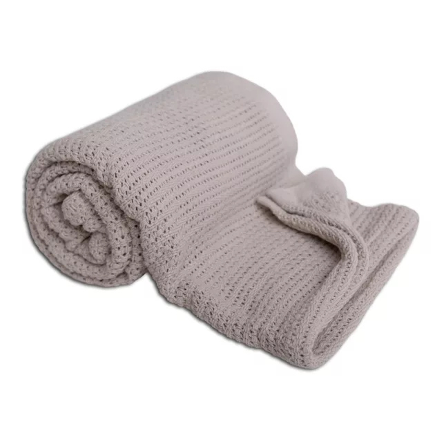 BABYMATEX Kötött pamut takaró 75x100cm Lili - krém
