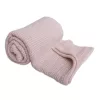 BABYMATEX Pamutból kötött takaró 75x100cm Lili - órózsaszín púder