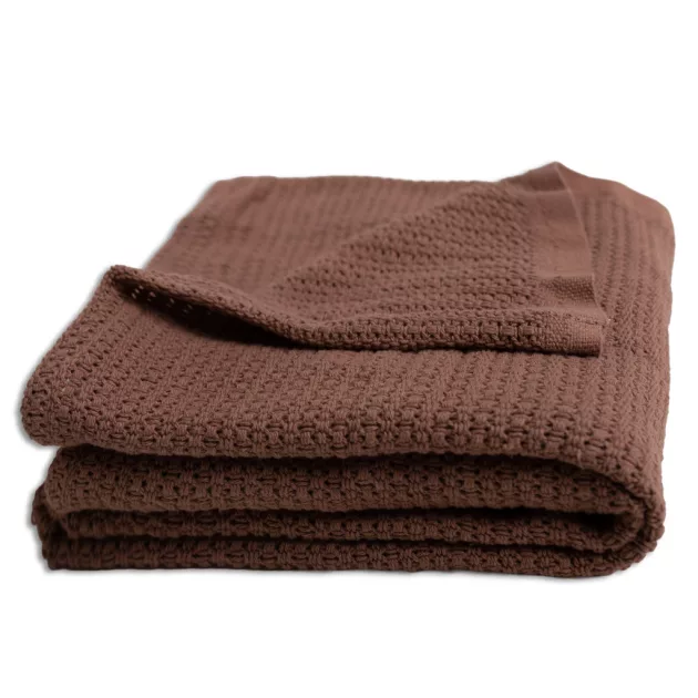 BabyMatex Kötött pamut takaró 75x100cm Lili - mokka