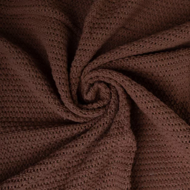 BabyMatex Kötött pamut takaró 75x100cm Lili - mokka