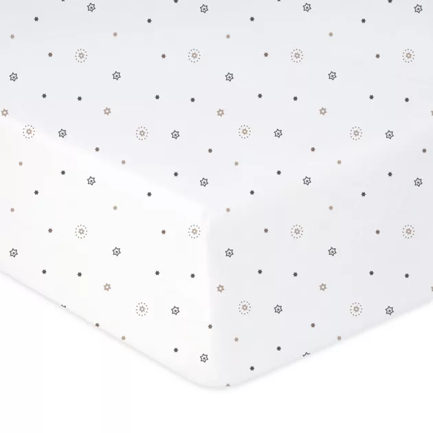 BABYMATEX Jersey gumis lepedő 60x120cm - Csillagok