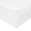 BABYMATEX Jersey gumis lepedő 60x120cm - Csillagok