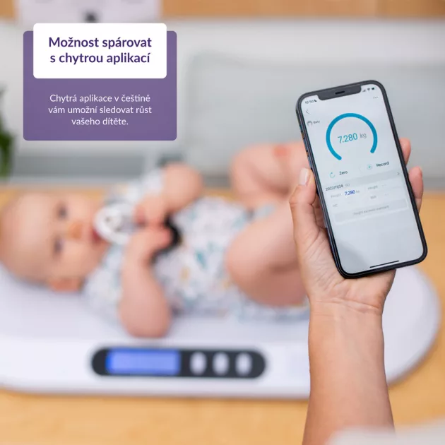 TRUELIFE Digitális baba mérleg BabyScale B5 BT