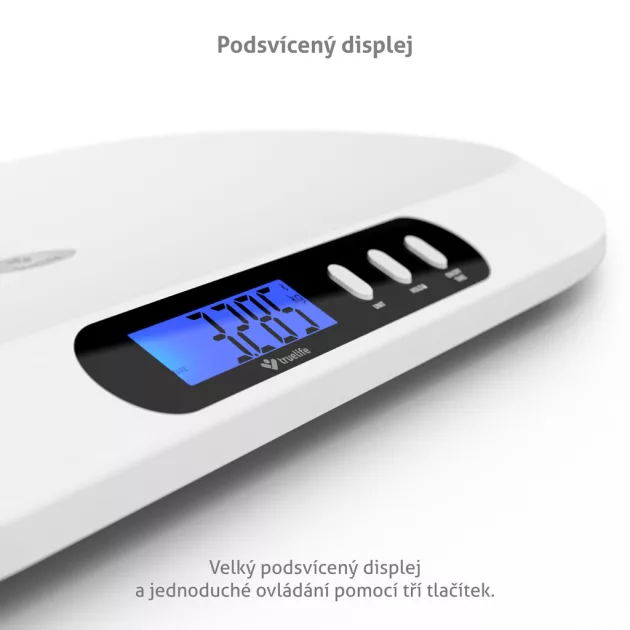 TRUELIFE Digitális baba mérleg BabyScale B5 BT