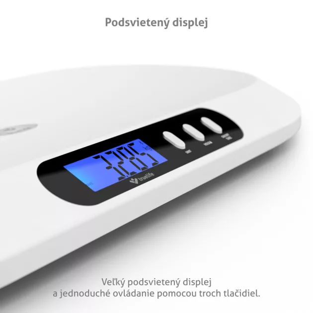 TRUELIFE Digitális baba mérleg BabyScale B5 BT