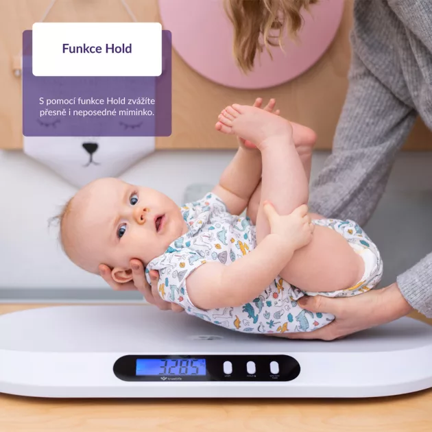TRUELIFE Digitális baba mérleg BabyScale B5 BT