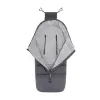 PETITE&MARS Téli szett Jibot 3in1 bundazsák + kézmelegítő kesztyű babakocsira Jasie Charcoal Grey