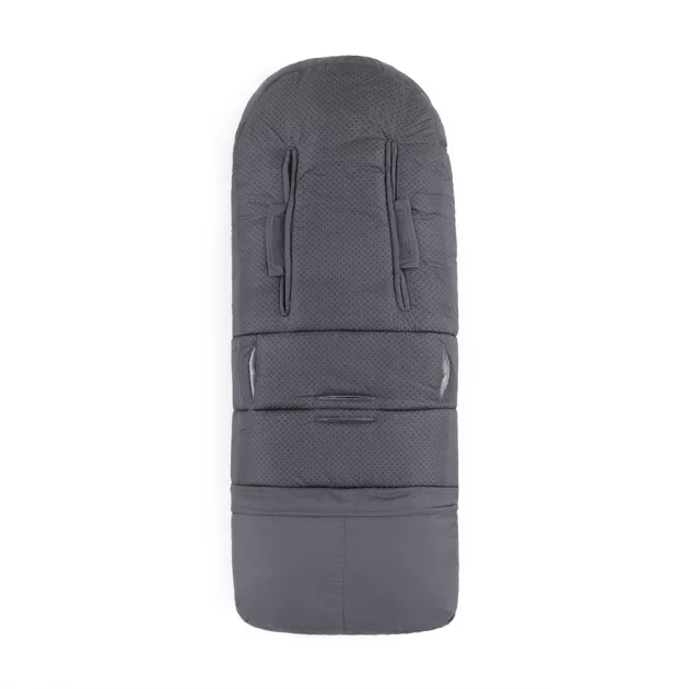 PETITE&MARS Téli szett Jibot 3in1 bundazsák + kézmelegítő kesztyű babakocsira Jasie Charcoal Grey