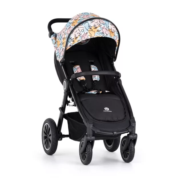 PETITE&MARS Sport babakocsi Street+ Air Black Limited 100 - Faces