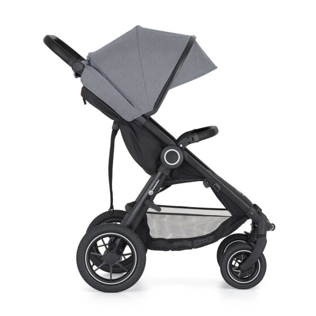 Petite&Mars Sport babakocsi Street2 Air Black + Napfénytető, Ultimate Grey