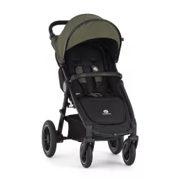   Petite&Mars Sport babakocsi Street2 Air Black + Napfénytető, Mature Olive