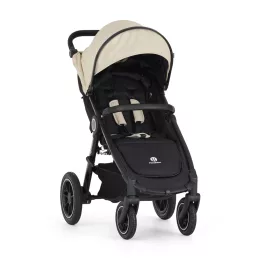   Petite&Mars Sport babakocsi Street2 Air Black + Napfénytető, Sahara Beige