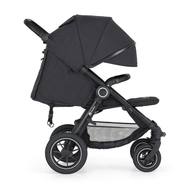 Petite&Mars Sport babakocsi Street2 Air Black + Napfénytető, Perfect Black