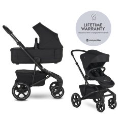   EASYWALKER Kombinált babakocsi Jimmey 2in1 Pepper Black LITE RWS