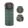 Petite&Mars Téli szett Arctic 4in1 bundazsák + kézmelegítő kesztyű babakocsira Furry - Veritable Khaki