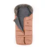 Petite&Mars Téli szett Arctic 4in1 bundazsák + kézmelegítő kesztyű babakocsira Furry - Pastel Peach