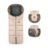 Petite&Mars Téli szett Arctic 4in1 bundazsák + kézmelegítő kesztyű babakocsira Furry - Rose Petal