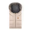 Petite&Mars Téli szett Arctic 4in1 bundazsák + kézmelegítő kesztyű babakocsira Furry - Rose Petal