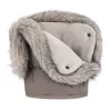 PETITE&MARS Téli szett Arctic 4in1 bundazsák + kézmelegítő kesztyű babakocsira Furry Mocha Mousse