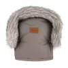 PETITE&MARS Téli szett Comfy 4in1 bundazsák + kézmelegítő kesztyű babakocsira Furry Mocha Mousse