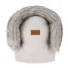 PETITE&MARS Téli szett Comfy 4in1 bundazsák + kézmelegítő kesztyű babakocsira Furry Champagne Shower