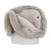 PETITE&MARS Téli szett Comfy 4in1 bundazsák + kézmelegítő kesztyű babakocsira Furry Champagne Shower