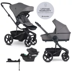   EASYWALKER Babakocsi 4 az 1-ben Harvey⁵ 2v1 Pebble Grey LITE RWS + CYBEX Aton B2 i-Size Bázis