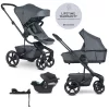 EASYWALKER KÉSZLET Kombinált babakocsi 4v1 Harvey⁵ Premium 2v1 Mineral Grey LITE RWS + CYBEX Aton B2