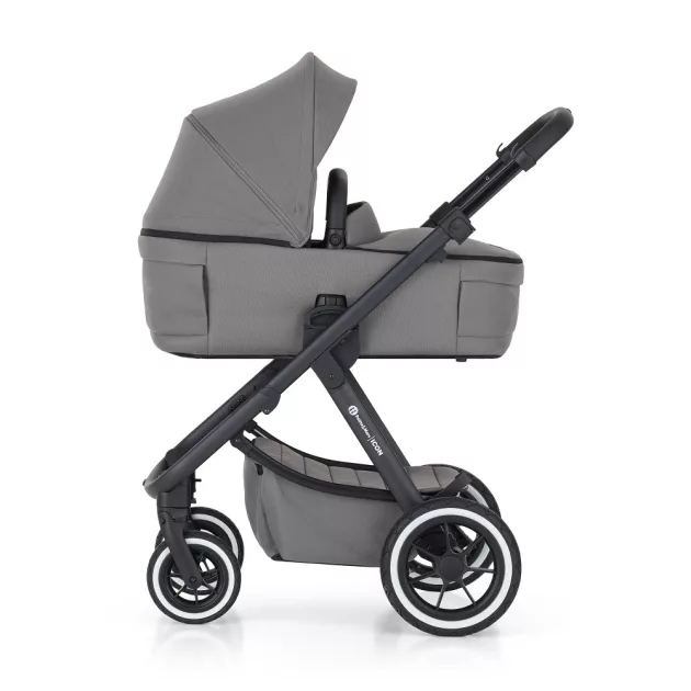 Petite&Mars Babakocsi szett 4v1 ICON XXL AIR + CYBEX Aton B2 i-Size - Dove Grey