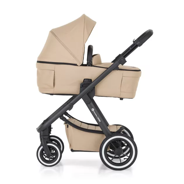 Petite&Mars Babakocsi szett 4v1 ICON XXL AIR + CYBEX Aton B2 i-Size - Mocha Beige