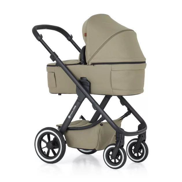 Petite&Mars Babakocsi szett 4v1 ICON XXL AIR + CYBEX Aton B2 i-Size - Mossy Green