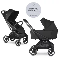 EASYWALKER Kombinált babakocsi Rockey L Pure Black