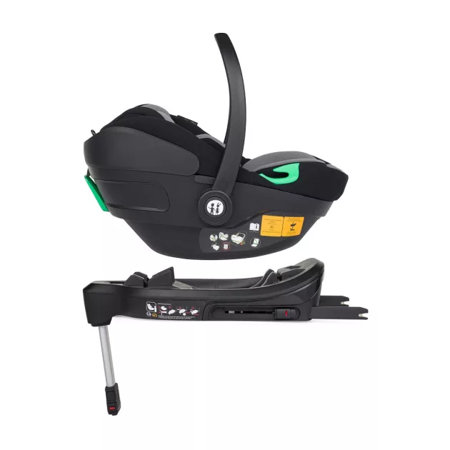 Petite&Mars Core Pro i-Size autósülés 40,87cm (0-13 kg) + Bázis - fekete-szürke