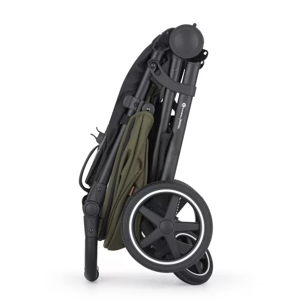 Petite&Mars Sport babakocsi Royal3 Black - Mature Olive