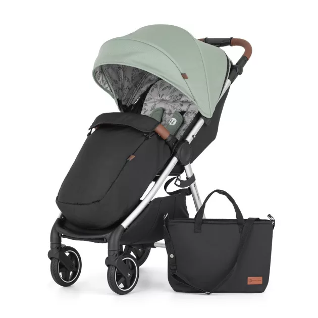 Petite&Mars Sport babakocsi Royal3 Silver - Iron Green
