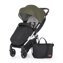 Petite&Mars Sport babakocsi Royal3 Silver - Mature Olive