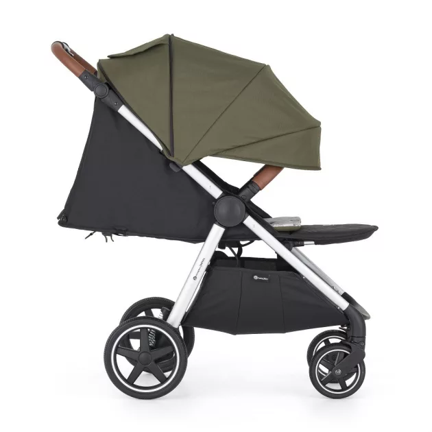 Petite&Mars Sport babakocsi Royal3 Silver - Mature Olive