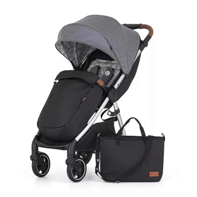 Petite&Mars Sport babakocsi Royal3 Silver - Ultimate Grey