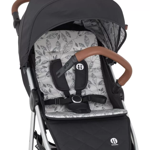 Petite&Mars Sport babakocsi Royal3 Silver - Dense Honey