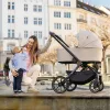 PETITE&MARS Kombinált babakocsi SCOUT 3 az 1-ben Cappuccino Cream + Core Pro i-Size