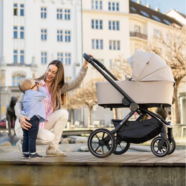 PETITE&MARS Kombinált babakocsi SCOUT 3 az 1-ben Anthracite Moon Core Pro i-Size