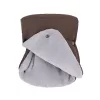 PETITE&MARS Téli szett Jibot 3in1 bundazsák + kézmelegítő kesztyű babakocsira Jasie Dark Walnut