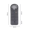 PETITE&MARS Téli szett Jibot 3in1 bundazsák + kézmelegítő kesztyű babakocsira Jasie Dark Walnut