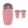 PETITE&MARS Comfy 4v1 téli bundazsák szett + babakocsi kézmelegítő Fjora Old Rose