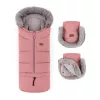 PETITE&MARS Arctic 4v1 téli bundazsák szett + babakocsi kézmelegítő Furry - Old Rose
