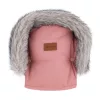 PETITE&MARS Arctic 4v1 téli bundazsák szett + babakocsi kézmelegítő Furry - Old Rose