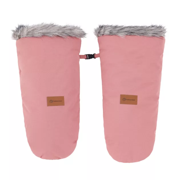 PETITE&MARS Arctic 4v1 téli bundazsák szett + babakocsi kézmelegítő Fjora - Old Rose