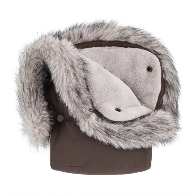 PETITE&MARS Arctic 4v1 téli bundazsák szett + babakocsi kézmelegítő Furry - Rich Brown