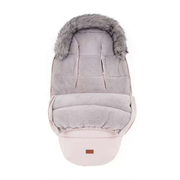 PETITE&MARS Comfy 4v1 téli bundazsák szett + babakocsi kézmelegítő Fjora - Rose Petal